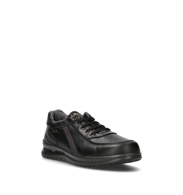 VALLEVERDE Sneaker uomo nera in pelle