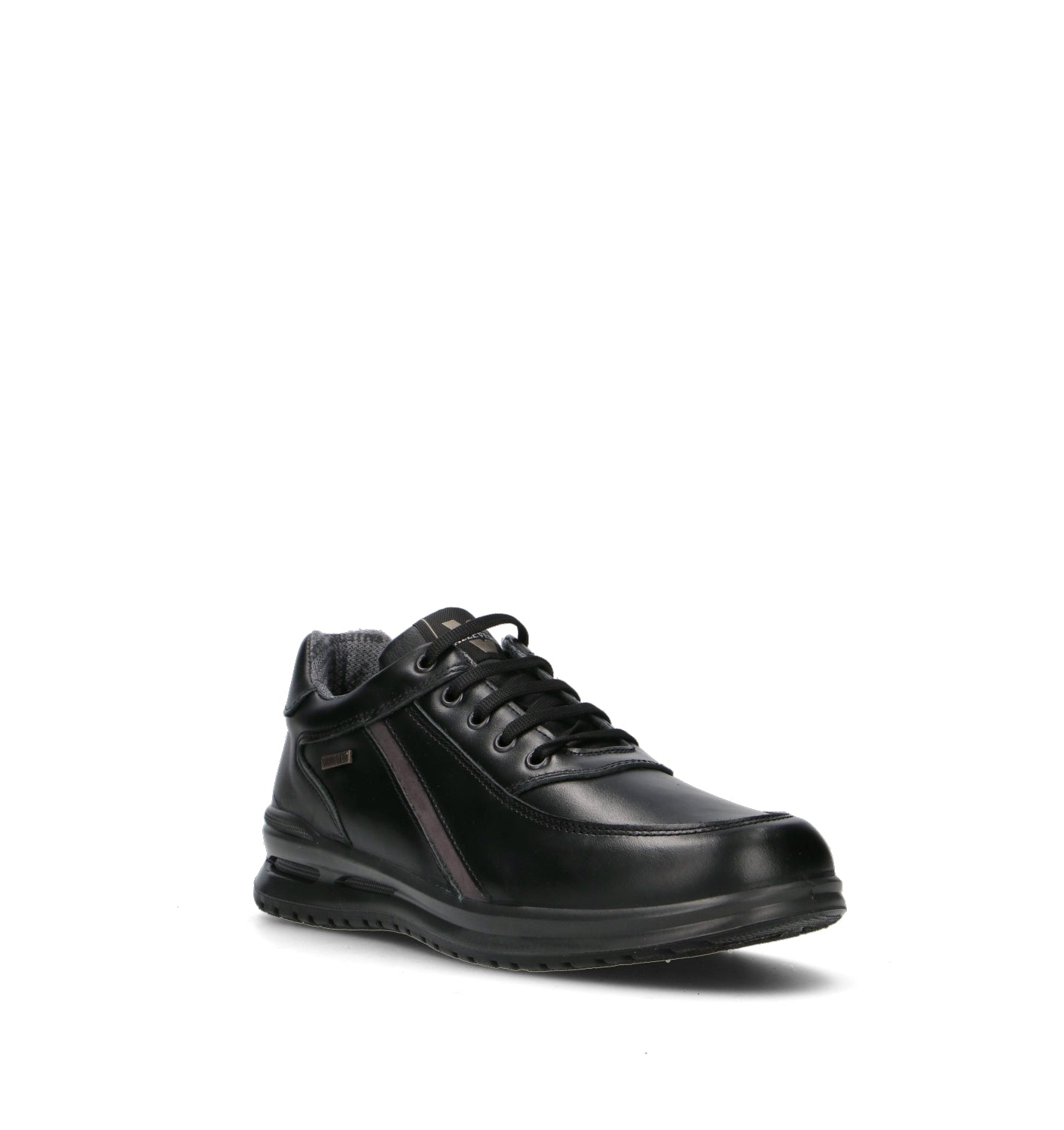 VALLEVERDE Sneaker uomo nera in pelle
