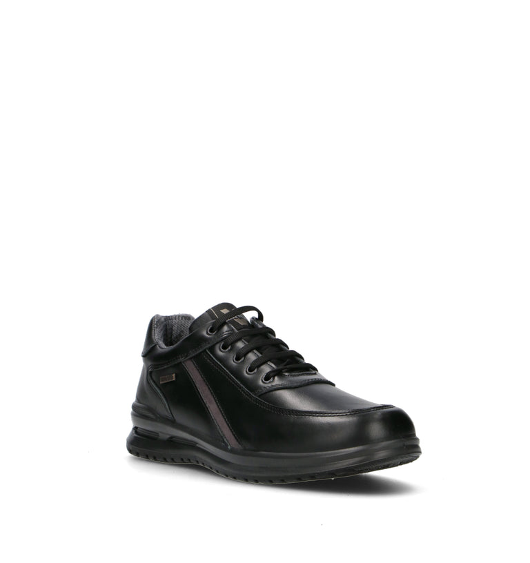 VALLEVERDE Sneaker uomo nera in pelle