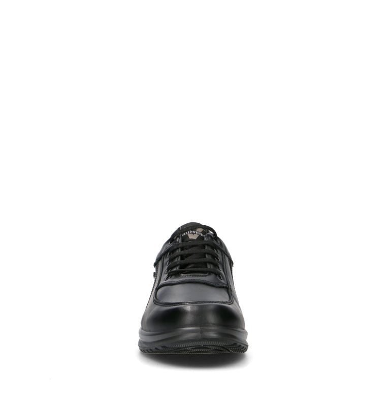 VALLEVERDE Sneaker uomo nera in pelle