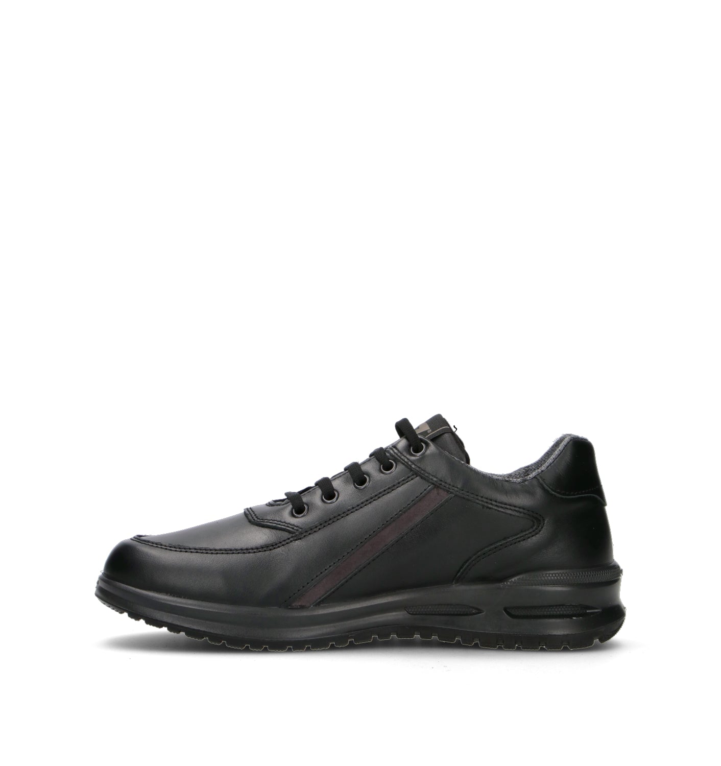 VALLEVERDE Sneaker uomo nera in pelle