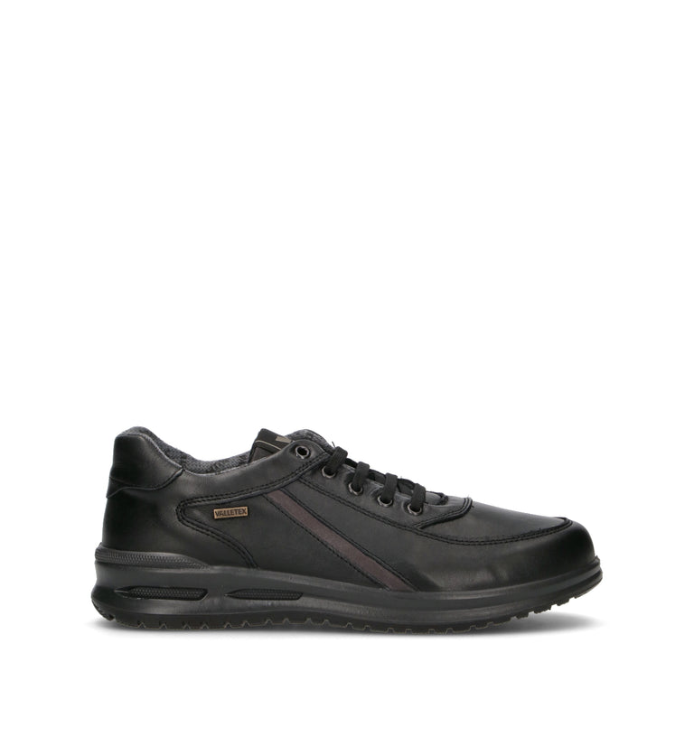 VALLEVERDE Sneaker uomo nera in pelle