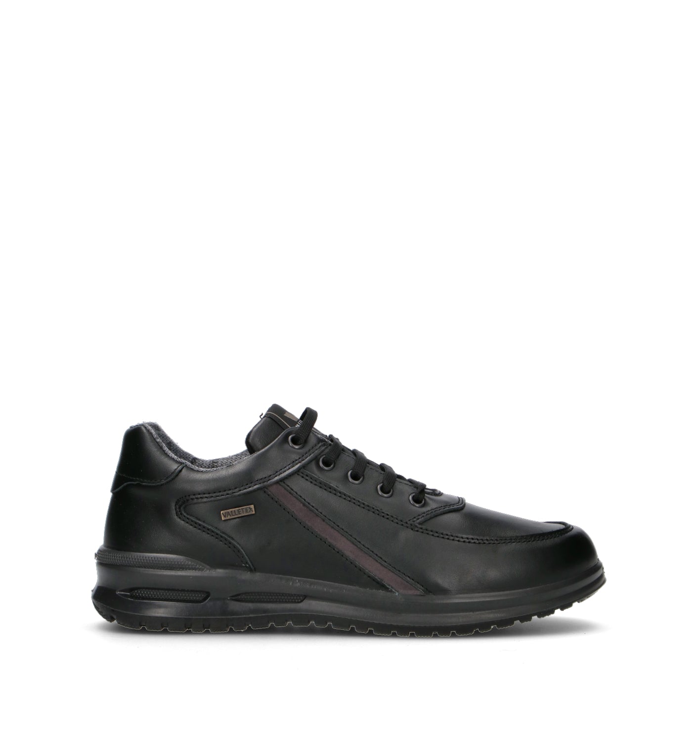 VALLEVERDE Sneaker uomo nera in pelle