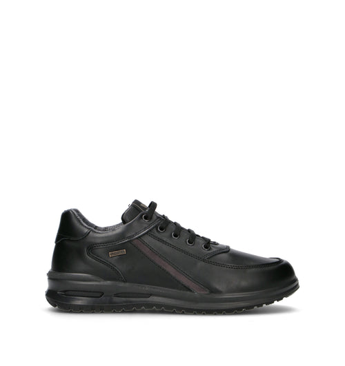 VALLEVERDE Sneaker uomo nera in pelle