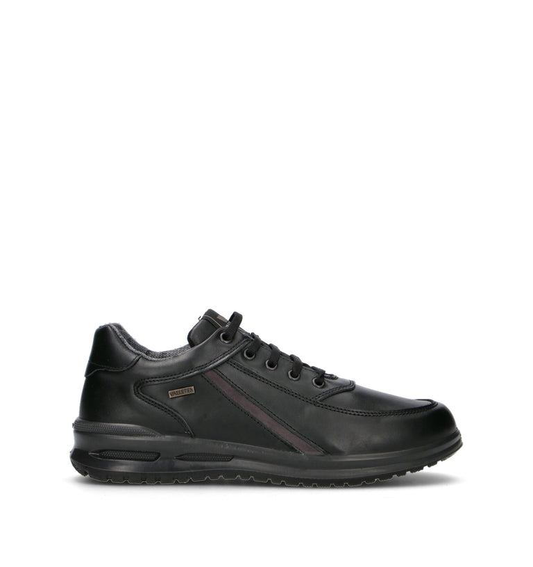 VALLEVERDE Sneaker uomo nera in pelle