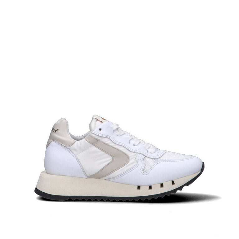VALSPORT Sneaker donna bianca/panna/beige in pelle