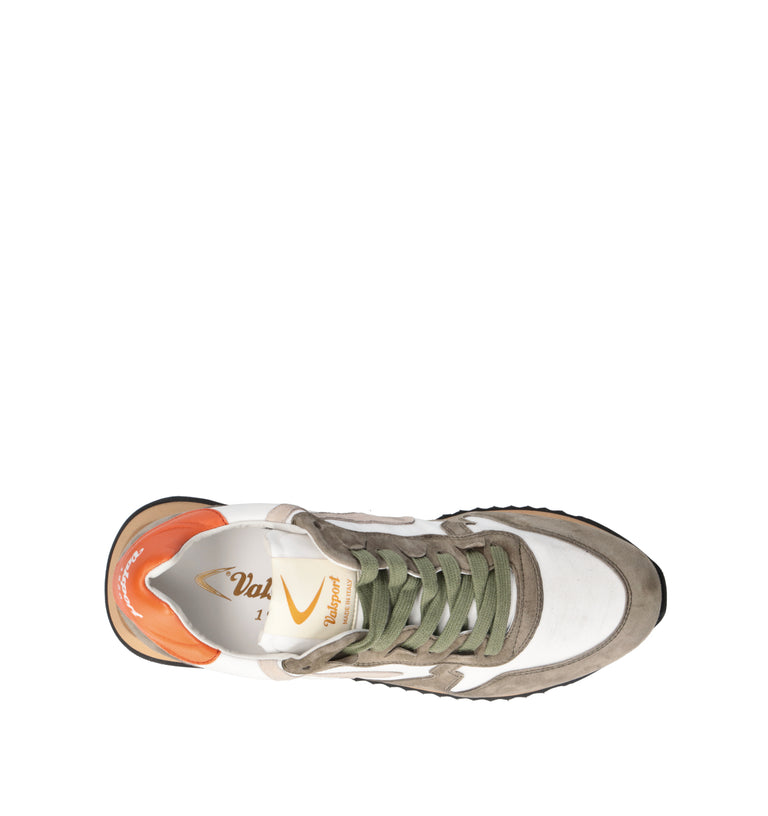 VALSPORT Sneaker uomo bianca/militare