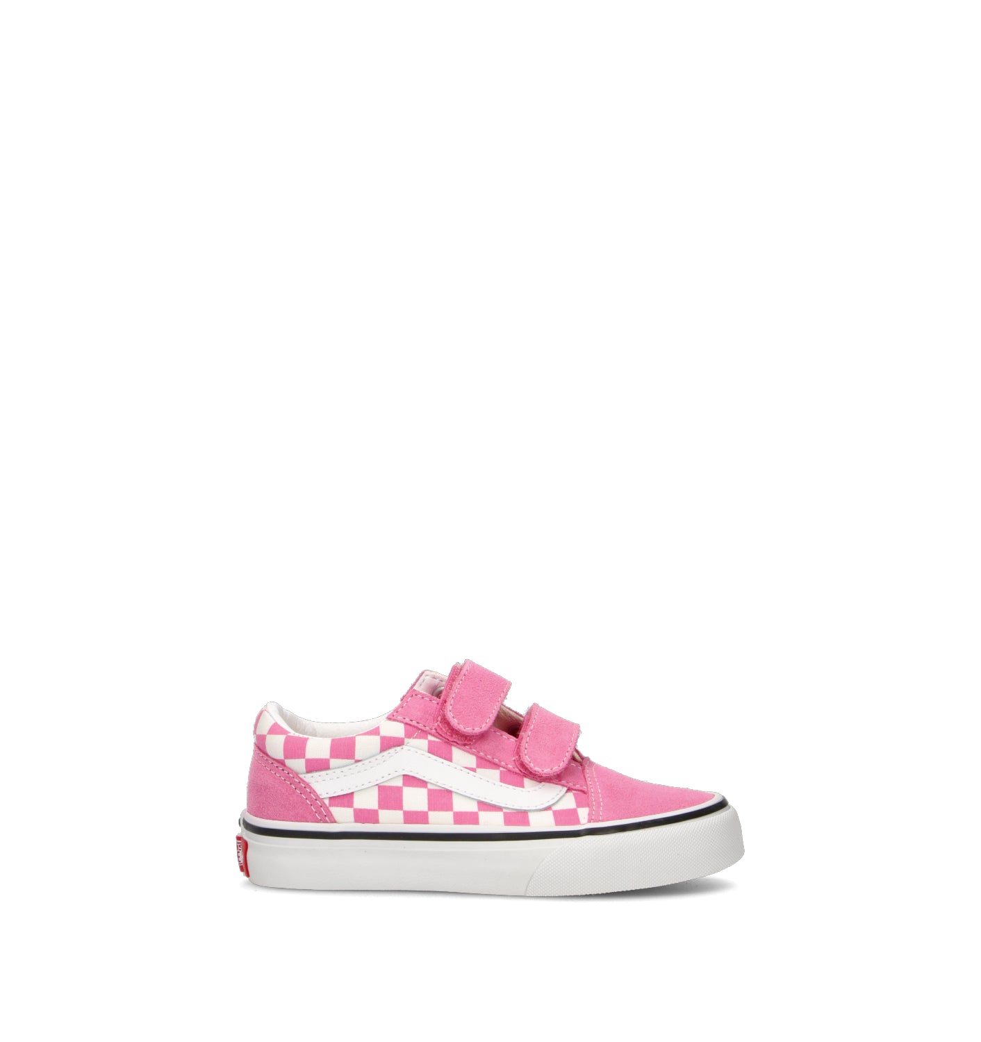 VANS OLD SKOOL V Sneaker bimba bianca/rosa