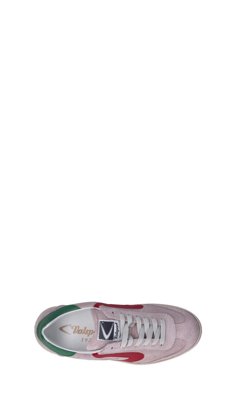 VALSPORT Sneaker donna rosa/rossa/verde in suede