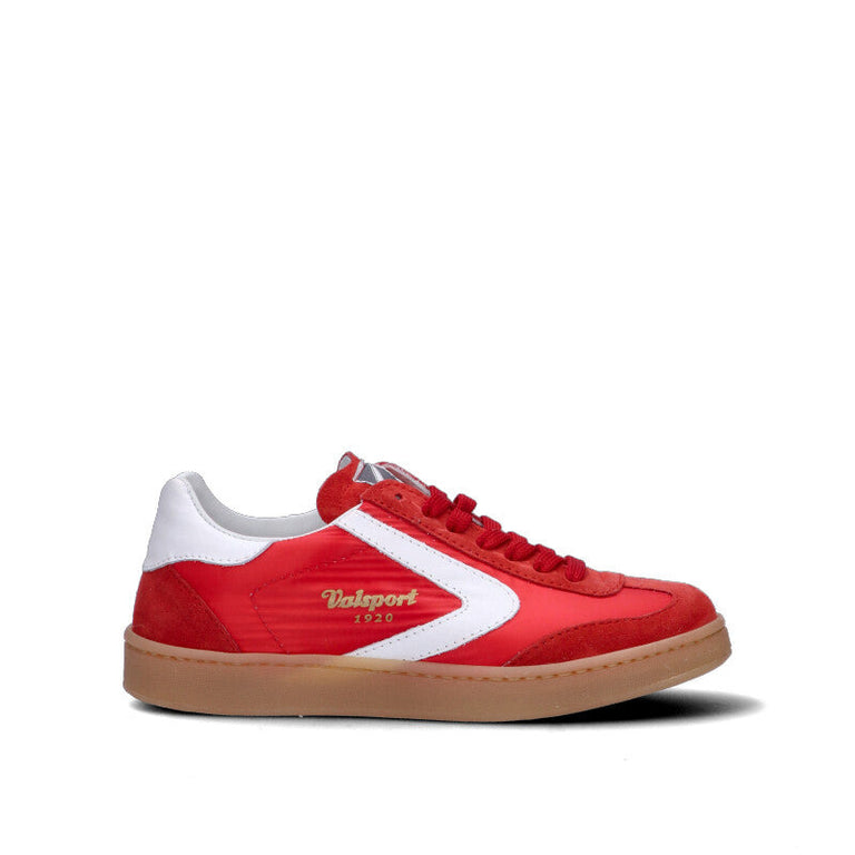 VALSPORT Sneaker donna rossa/bianca in suede