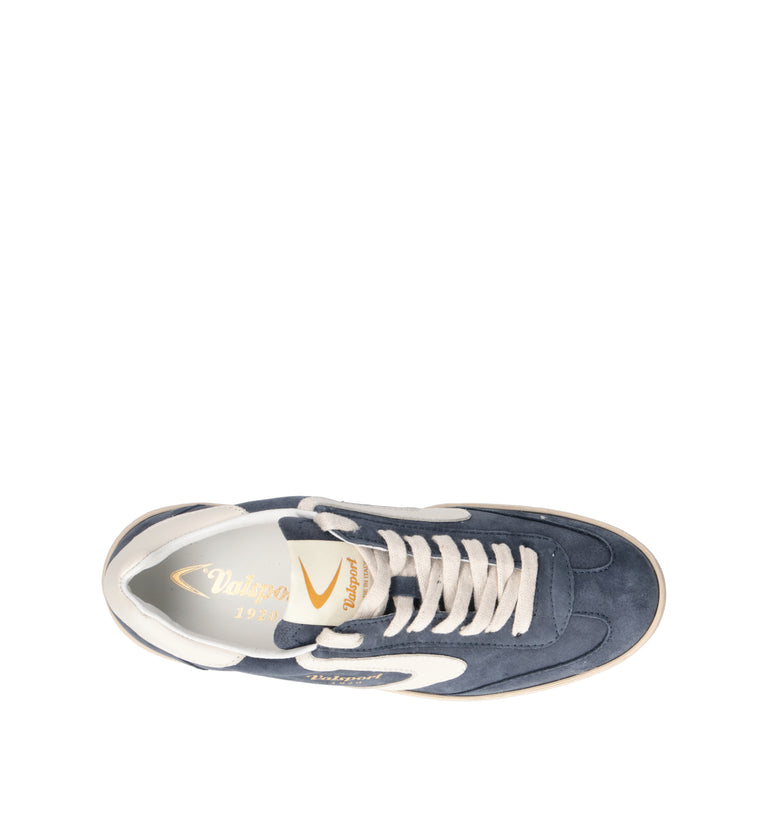 VALSPORT OLIMPIA Sneaker uomo blu in nabuk