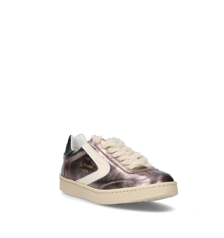 VALSPORT OLIMPIA Sneaker donna metal taupe in pelle