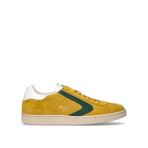 VALSPORT Sneaker uomo gialla/verde in suede