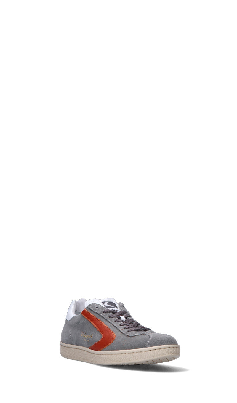 VALSPORT Sneaker uomo grigia/arancio in suede
