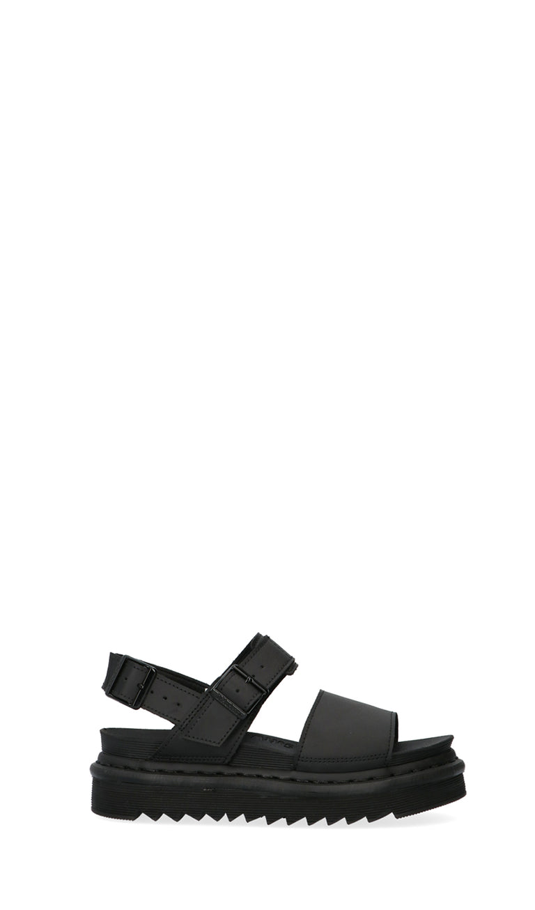 DR. MARTENS VOSS STUD  Sandalo donna nero in pelle rivestita