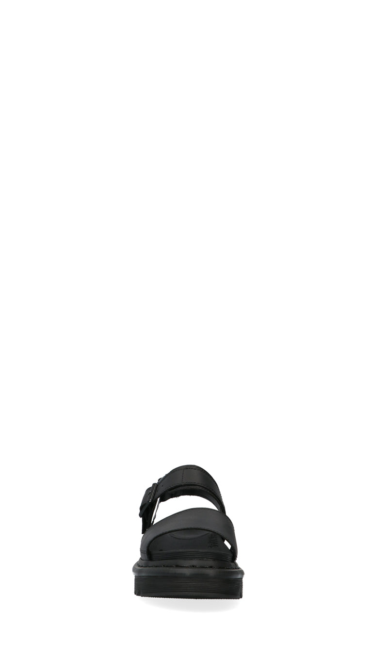 DR. MARTENS VOSS STUD  Sandalo donna nero in pelle rivestita