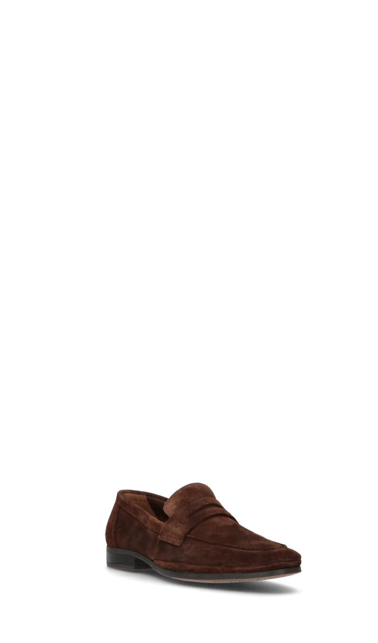 FRICKY Mocassino uomo marrone in suede