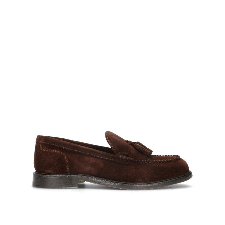 FRICKY Mocassino uomo marrone in suede