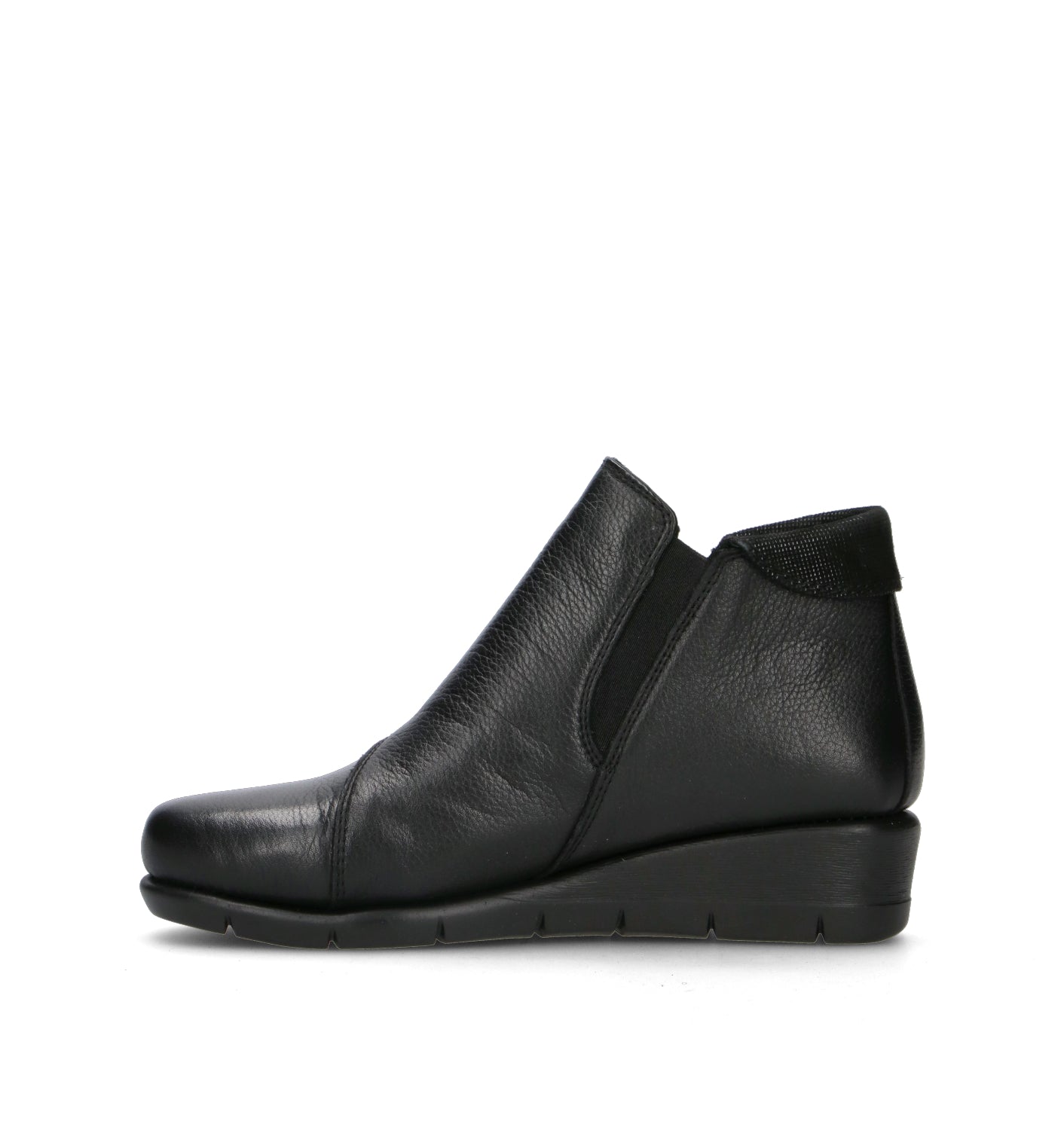 VALLEVERDE Scarpa comfort donna nera in pelle