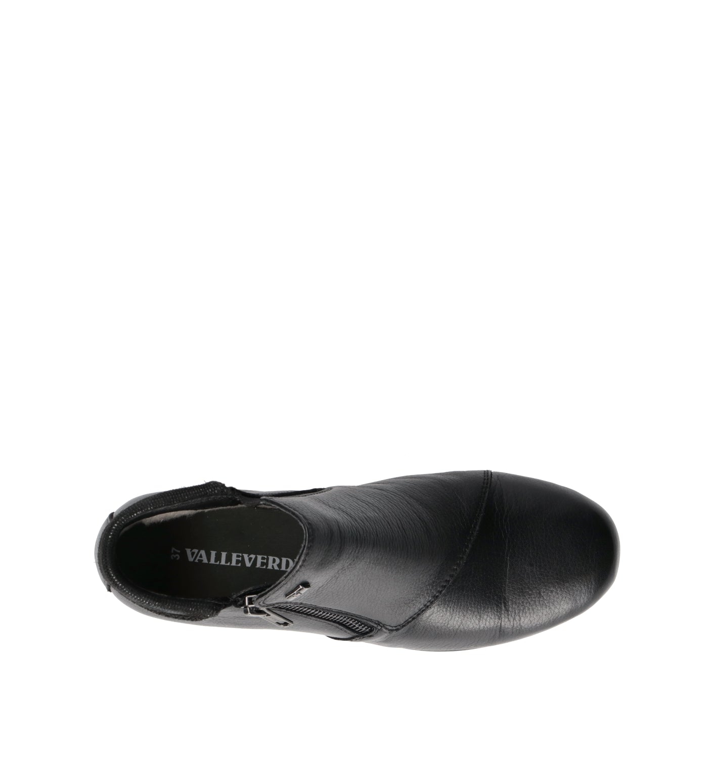 VALLEVERDE Scarpa comfort donna nera in pelle