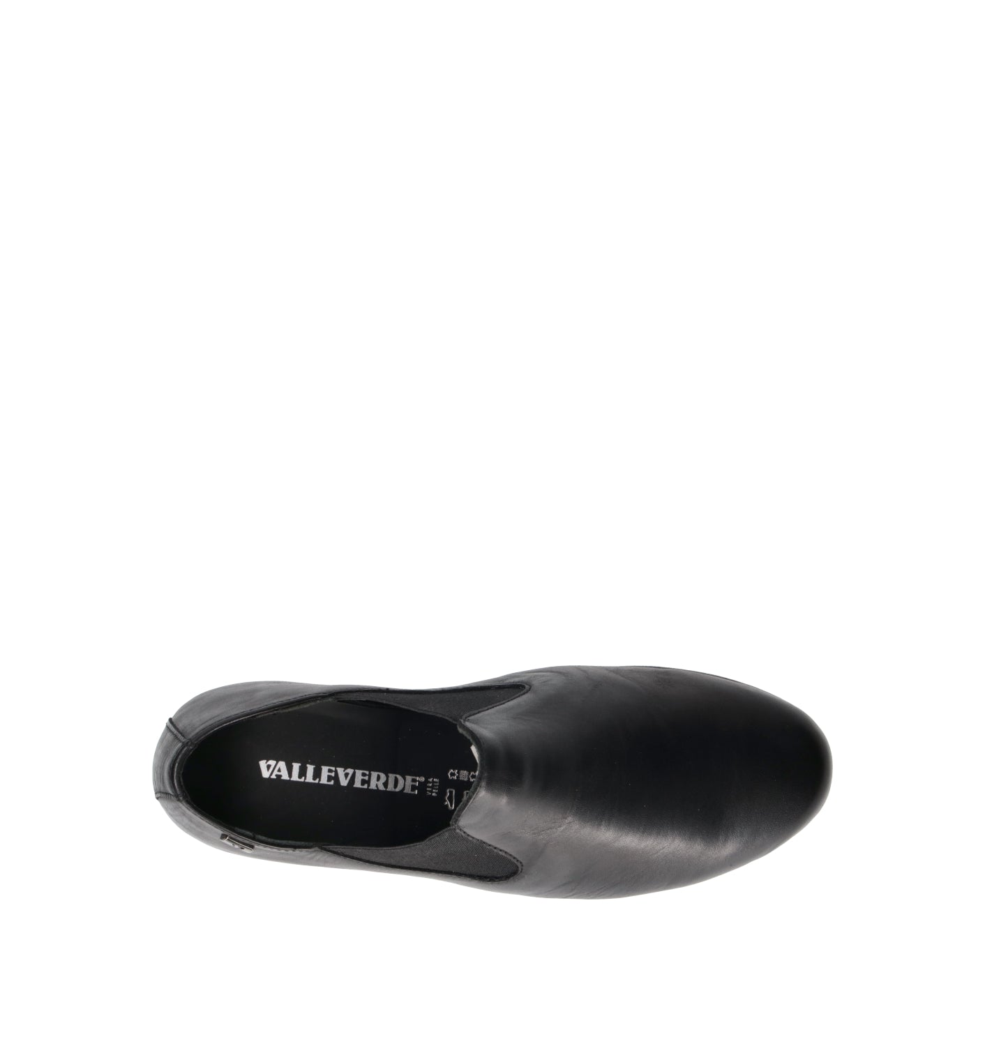 VALLEVERDE Scarpa comfort donna nera in pelle