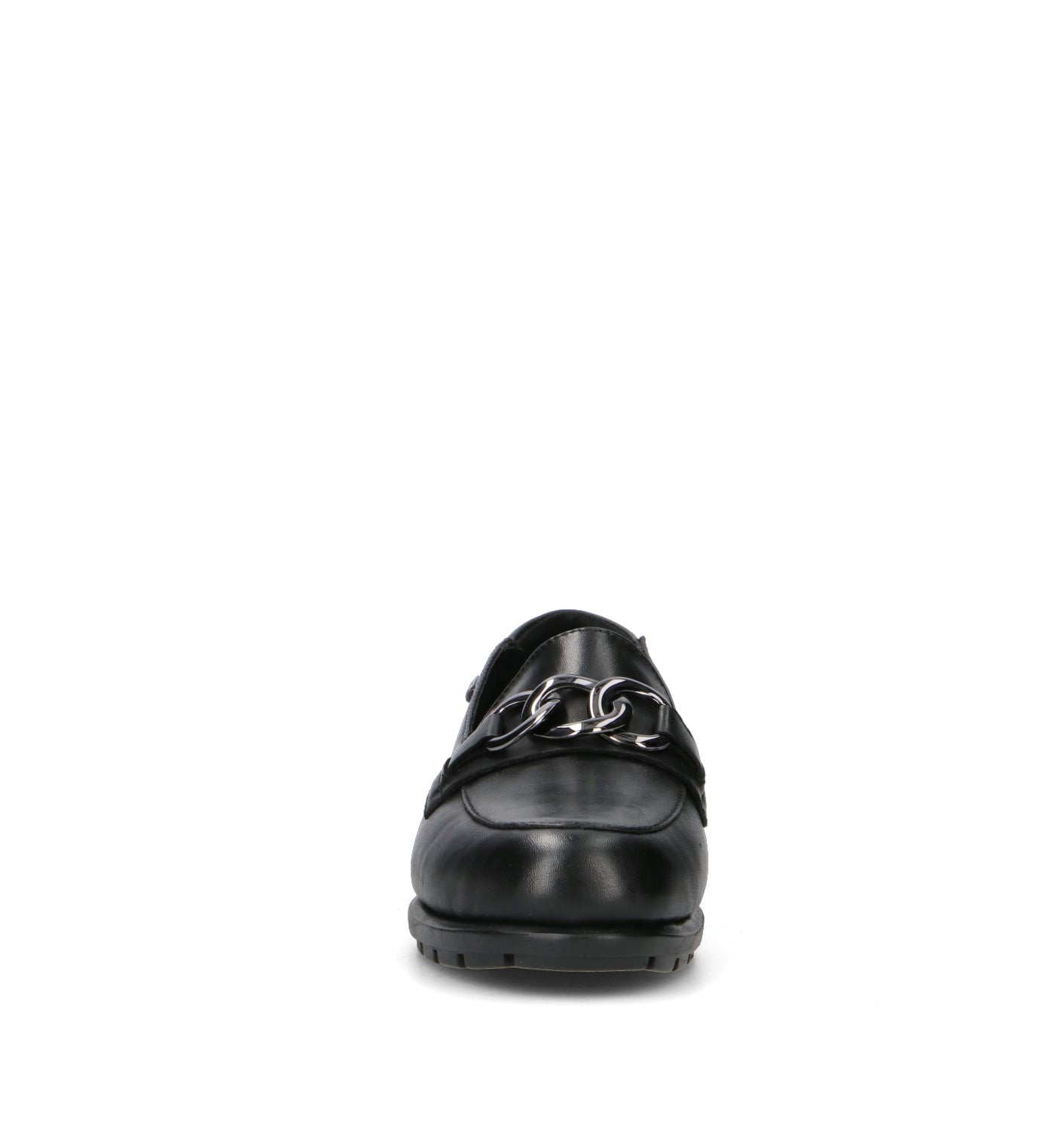 VALLEVERDE Mocassino donna nero in pelle