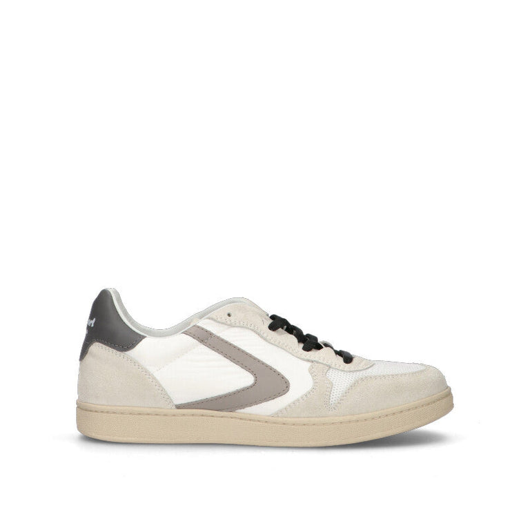 VALSPORT Sneaker uomo bianca/panna/grigia in suede