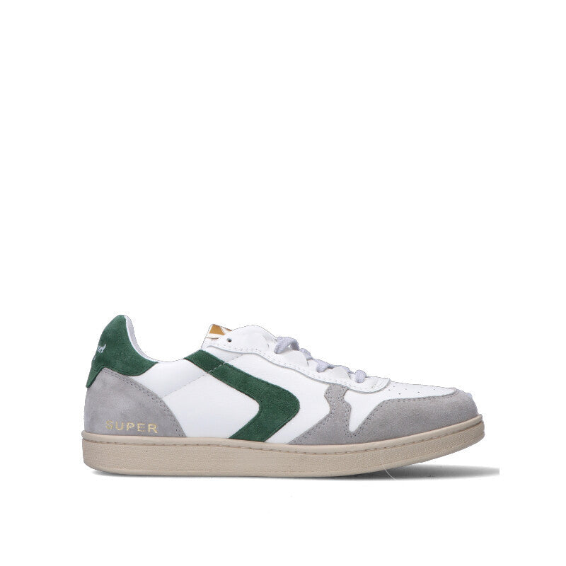 VALSPORT Sneaker uomo bianca/verde in pelle