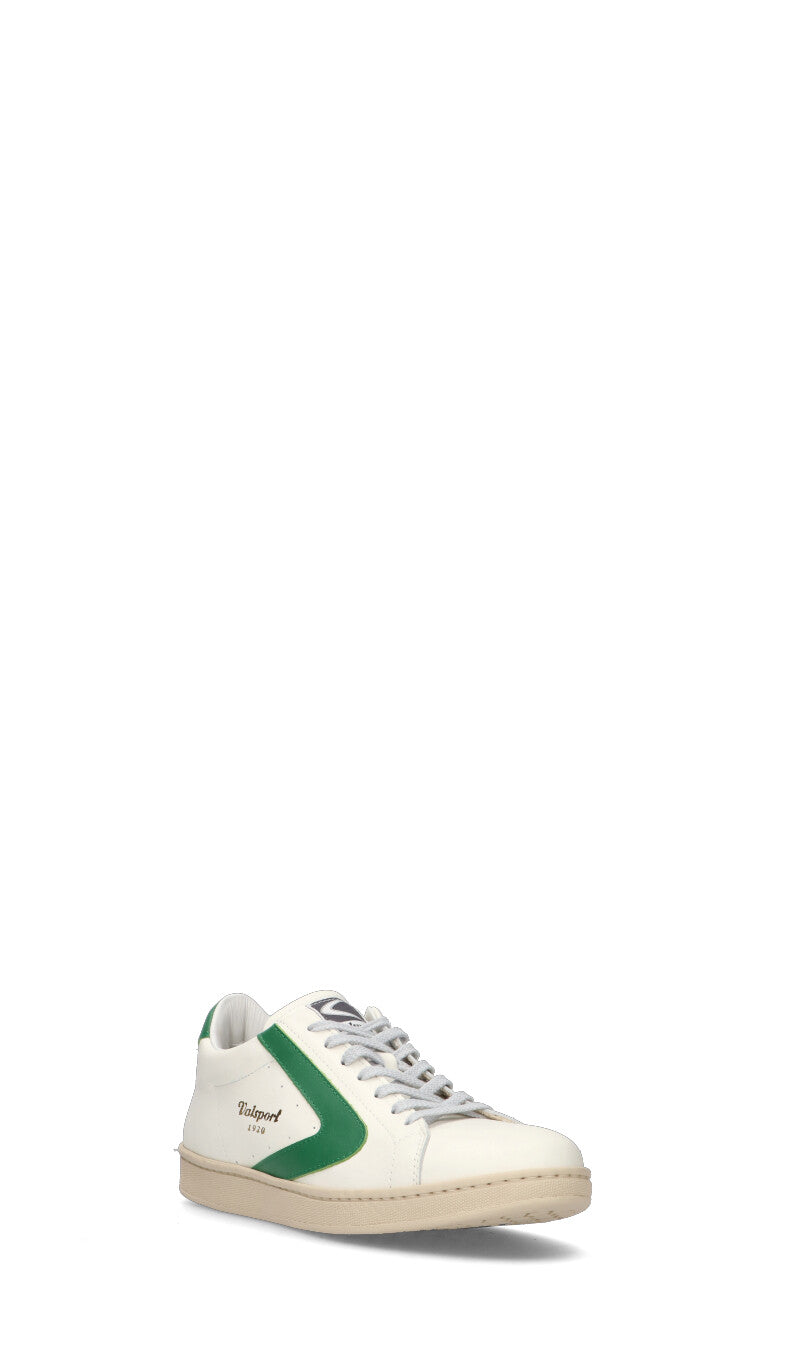 VALSPORT TOURNAMENT Sneaker uomo bianca/verde in pelle