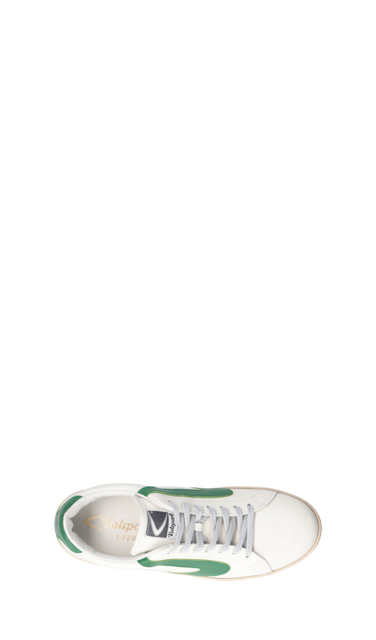 VALSPORT TOURNAMENT Sneaker uomo bianca/verde in pelle