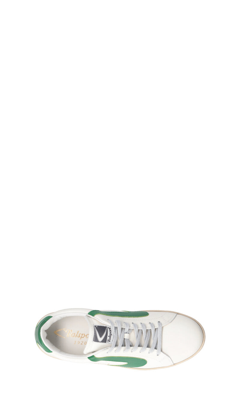 VALSPORT TOURNAMENT Sneaker uomo bianca/verde in pelle