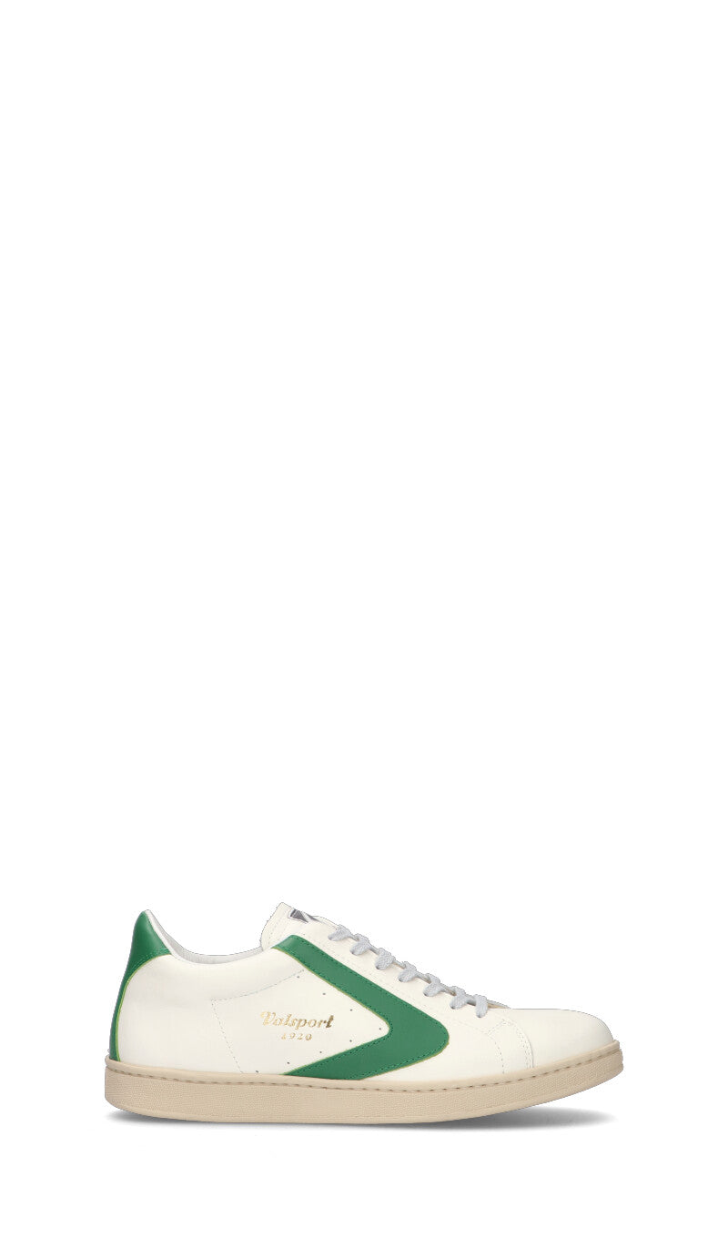 VALSPORT TOURNAMENT Sneaker uomo bianca/verde in pelle