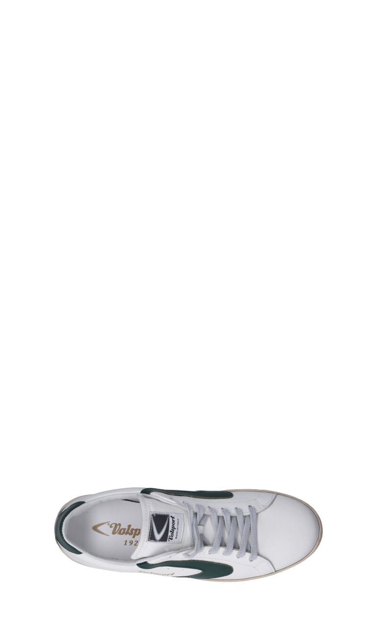 VALSPORT Sneaker uomo bianca/verde in pelle
