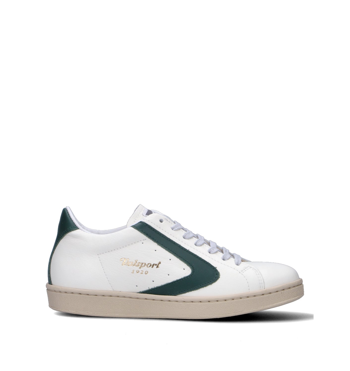 VALSPORT Sneaker donna bianca/verde in pelle