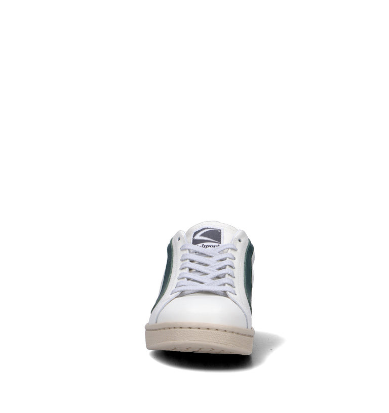 VALSPORT Sneaker donna bianca/verde in pelle