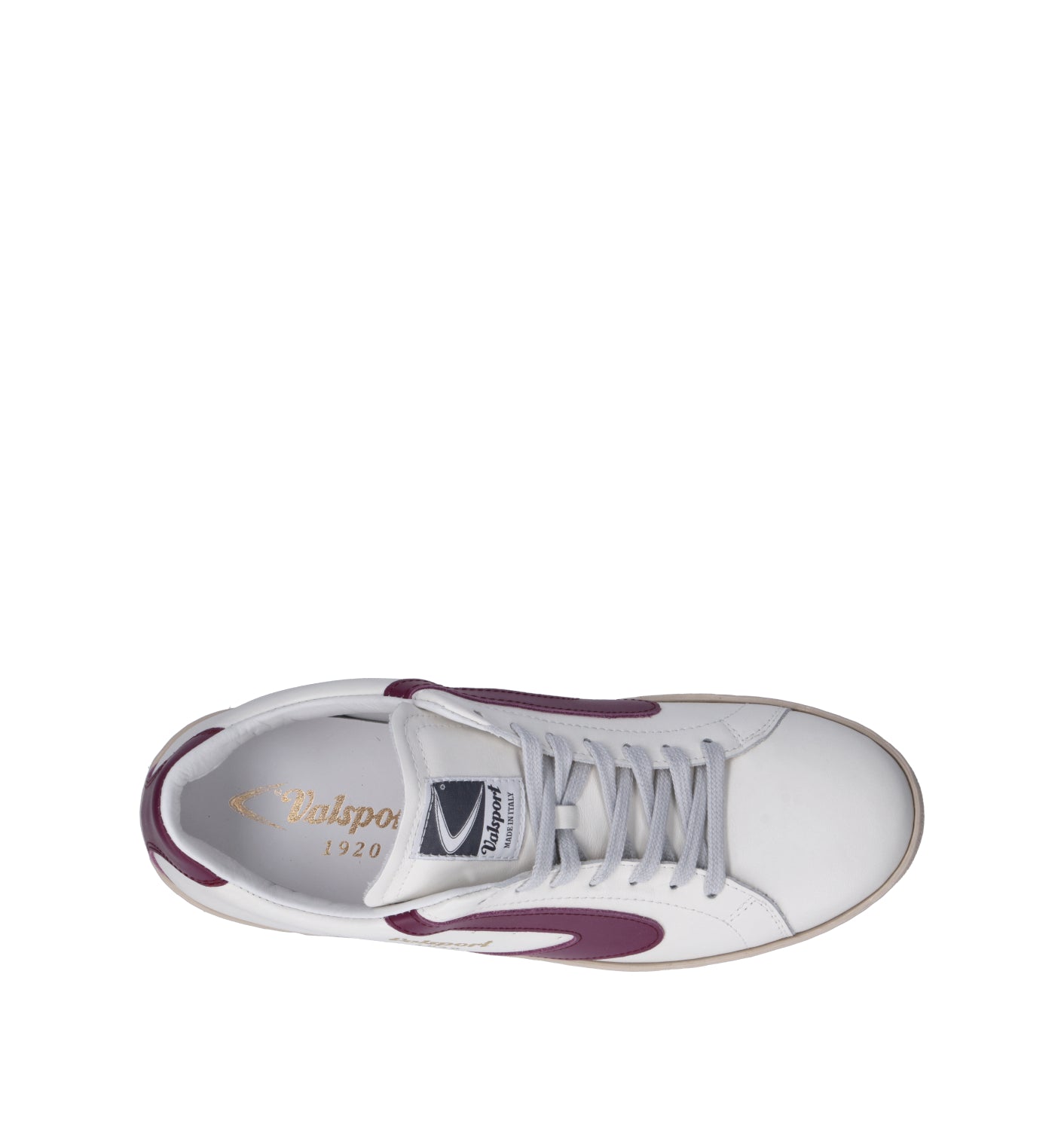 VALSPORT Sneaker uomo bianca in pelle