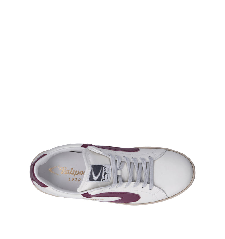 VALSPORT Sneaker uomo bianca in pelle
