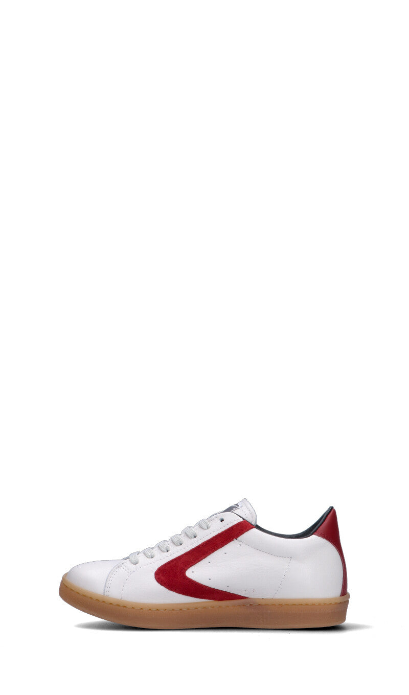 VALSPORT - TOURNAMENT LEATHER HONEY SOLE Sneaker donna bianca/rossa in pelle