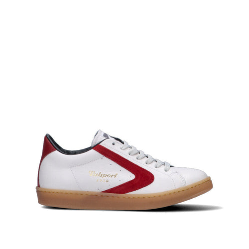 VALSPORT - TOURNAMENT LEATHER HONEY SOLE Sneaker donna bianca/rossa in pelle