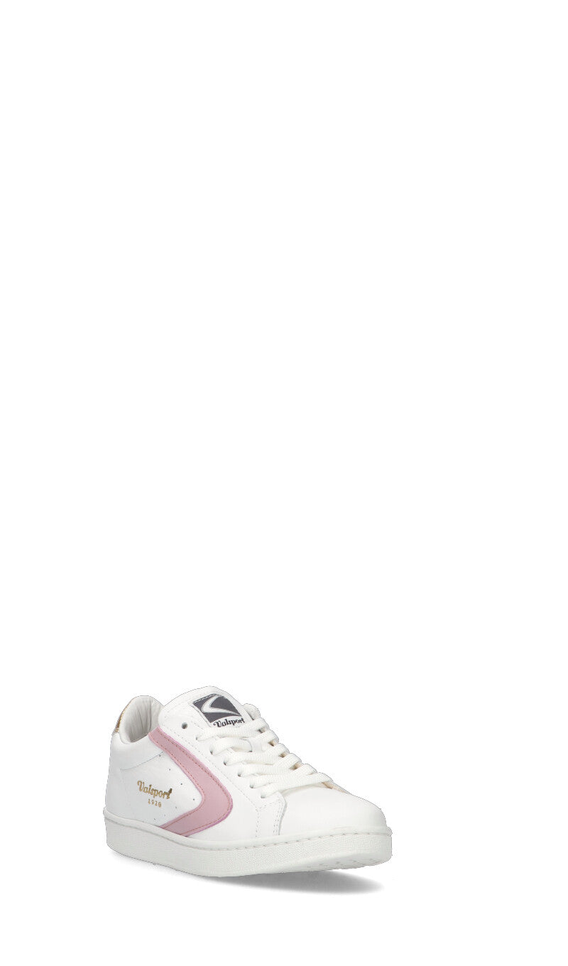 VALSPORT TOURNAMENT Sneaker donna bianca/rosa in pelle