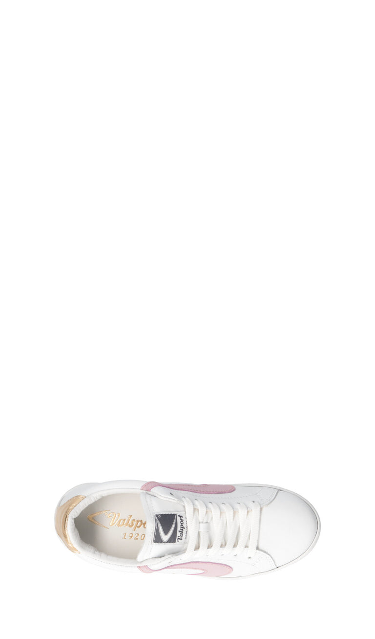 VALSPORT TOURNAMENT Sneaker donna bianca/rosa in pelle