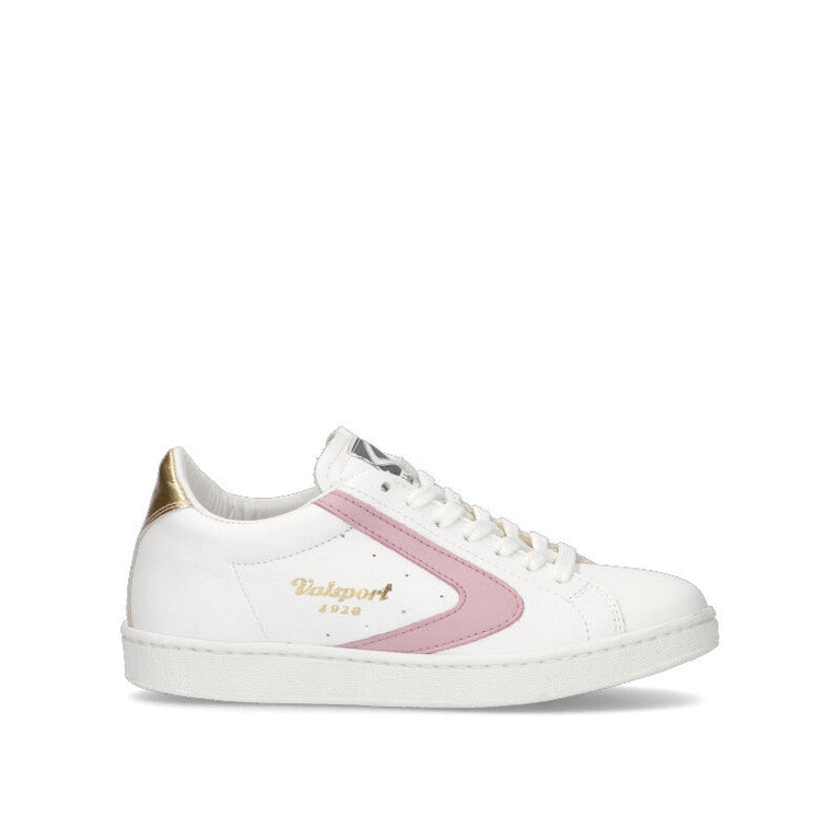 VALSPORT TOURNAMENT Sneaker donna bianca/rosa in pelle