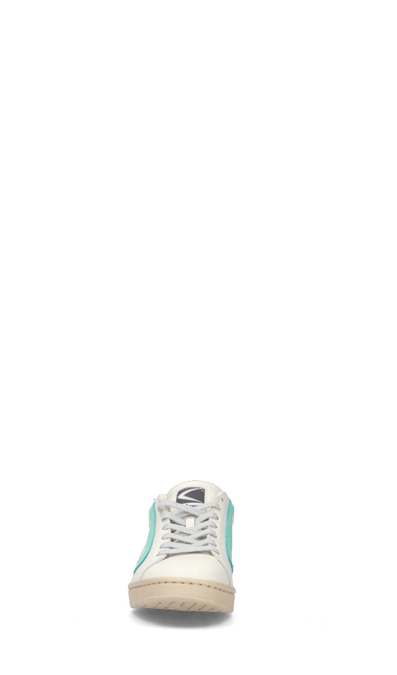 VALSPORT TOURNAMENT Sneaker donna bianca/acquamarina in pelle