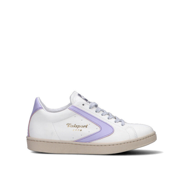 VALSPORT TOURNAMENT Sneaker donna bianca/lilla in pelle