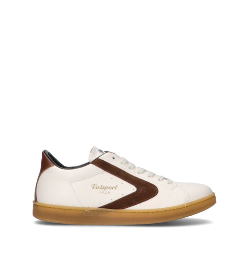 VALSPORT TOURNAMENT Sneaker uomo bianca in pelle
