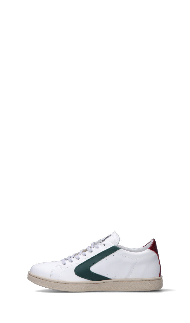 VALSPORT Sneaker uomo bianca/verde in pelle
