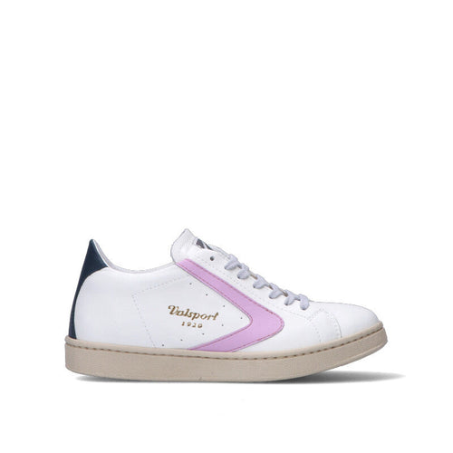 VALSPORT Sneaker donna bianca/rosa in pelle