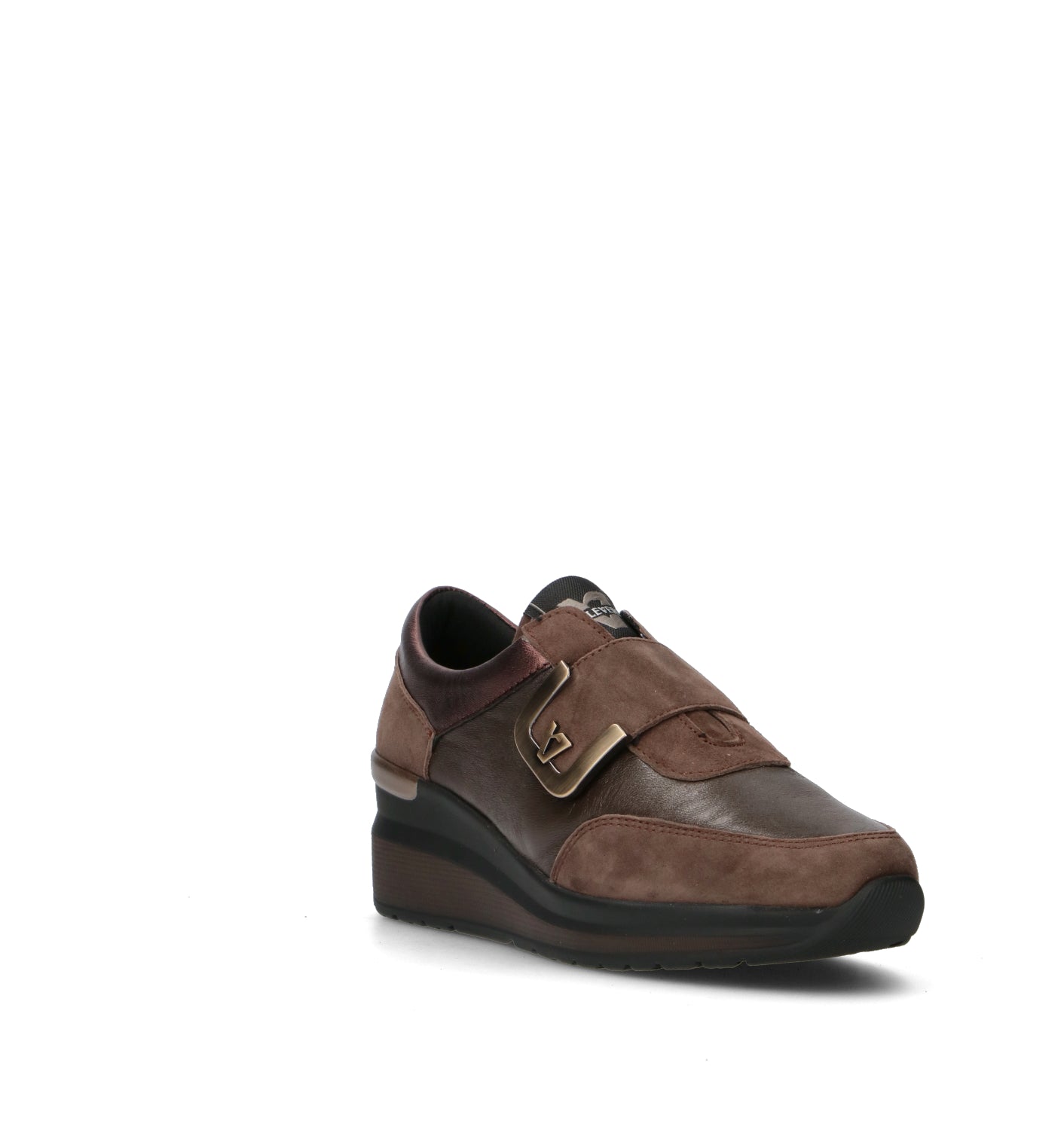 VALLEVERDE Scarpa comfort donna nera in pelle