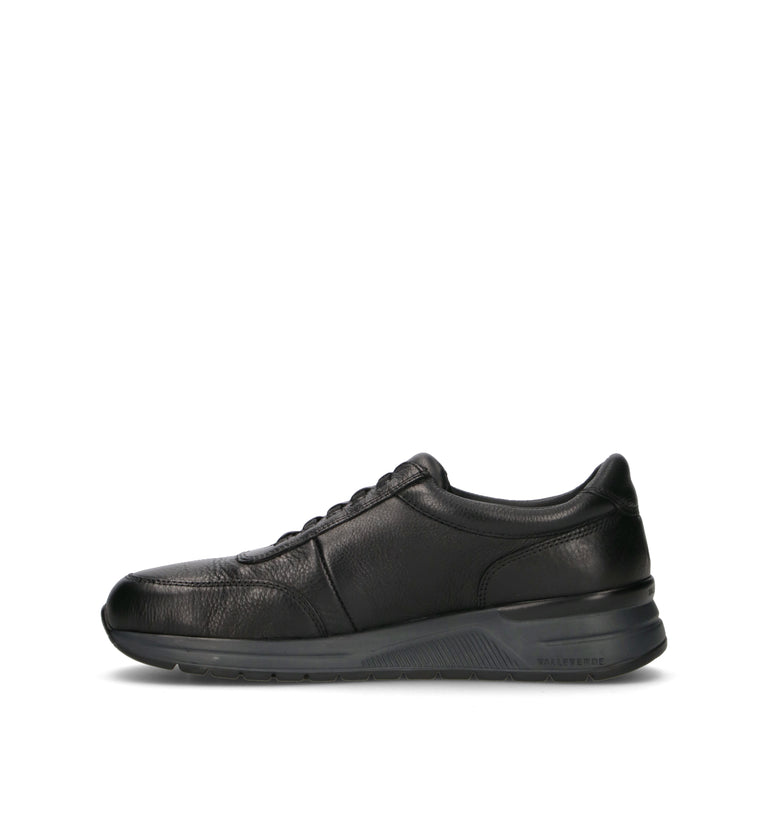 VALLEVERDE Sneakers uomo nera in pelle