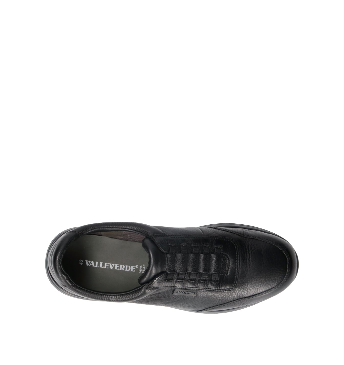 VALLEVERDE Sneakers uomo nera in pelle